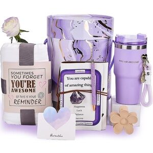 Women’s Self care bucket purple Brand New